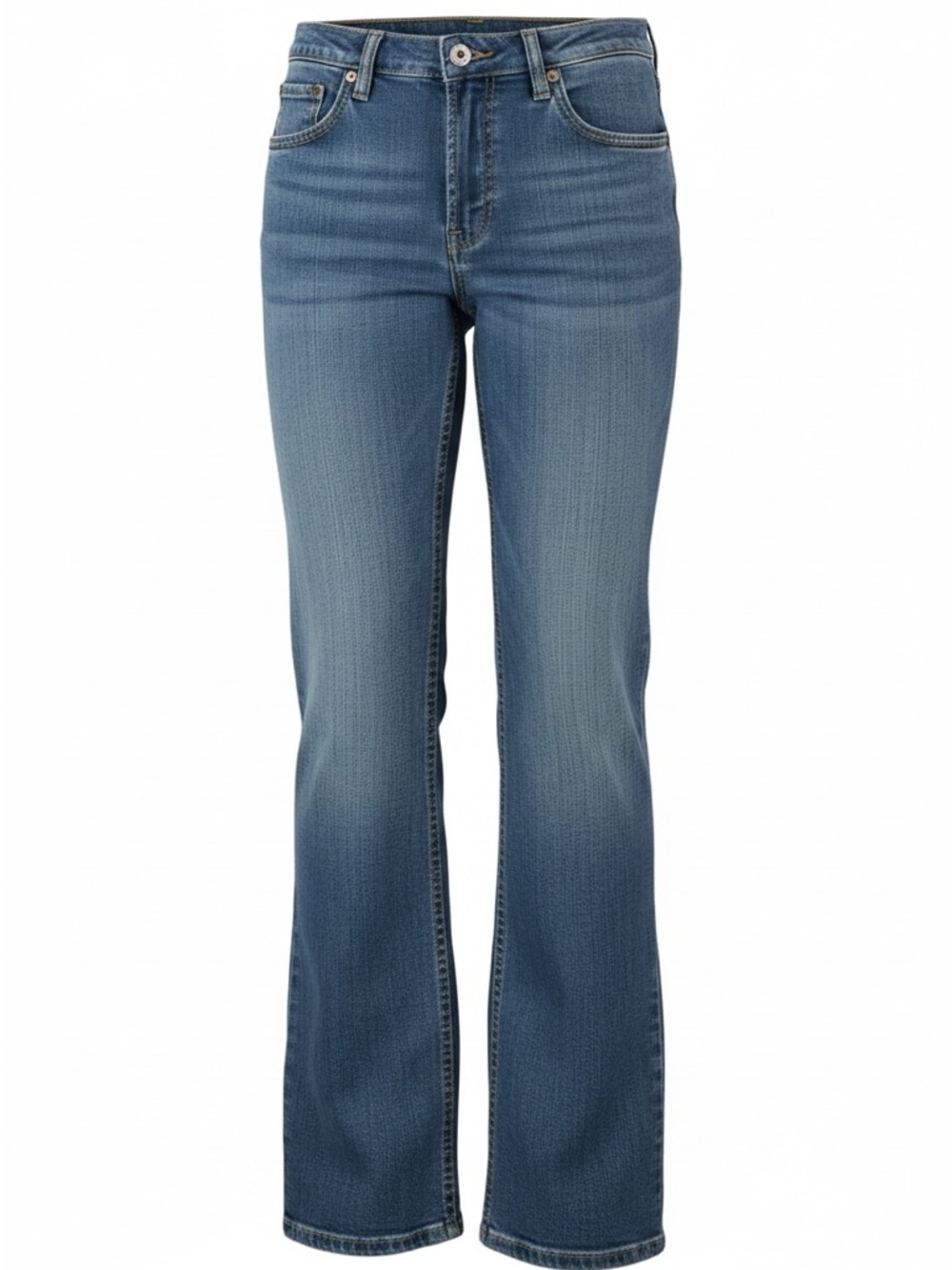 Cruel Girl Slim X Long Bootcut Blue Jeans Size 5 Midrise Stretch Fit